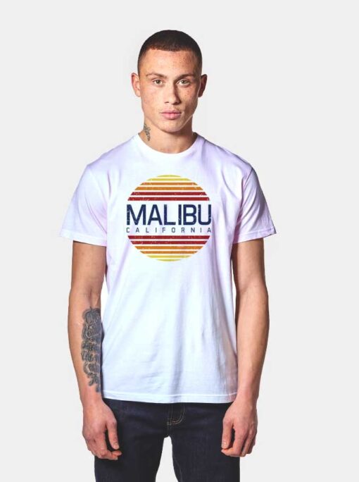 Malibu California Beach Vintage T Shirt