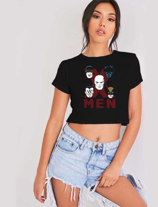 Marvel X Men All My Exes Comic Crop Top Shirt