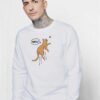 Meow Hunter Cat And Spider Sweatshirt