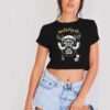 Motorhead Against The Grain Logo Crop Top Shirt