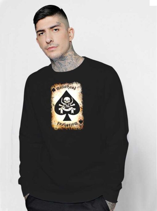 Motorhead Spade Card Mad Grunge Sweatshirt