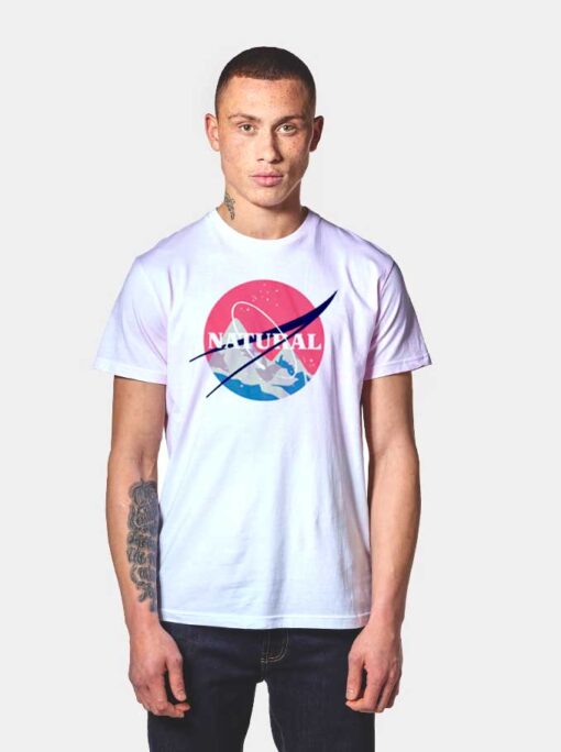 Natural Mountain Nasa Space T Shirt