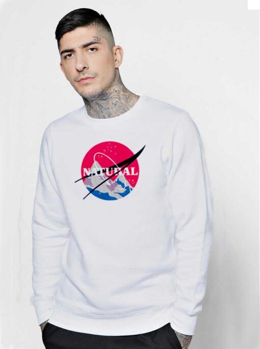 Natural Mountain Nasa Space Sweatshirt