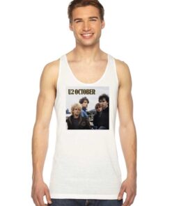 October U2 Band Vintage Tank Top