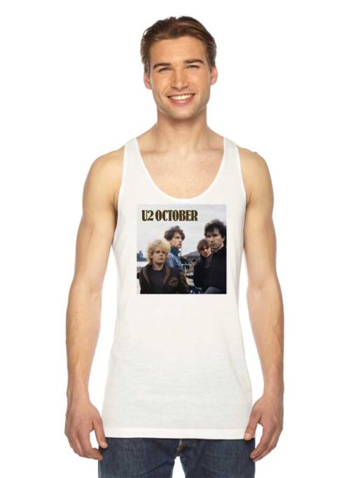 October U2 Band Vintage Tank Top