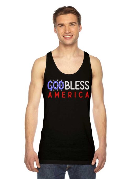 Patriotic USA God Bless America Tank Top