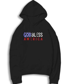 Patriotic USA God Bless America Hoodie