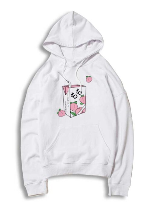 Peach Juice Japanese Kawaii Drink Hoodie