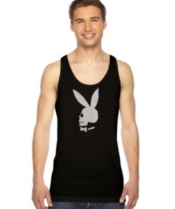 Playboy Skull Rabbit Adult Magazine Tank Top