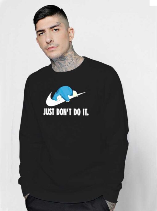 Pokemon Snorlax Just Don’t Do It Nike Sweatshirt