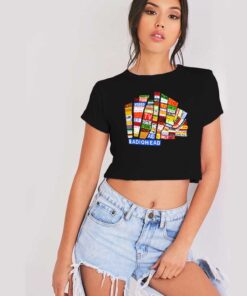 Radiohead Hail To The Thief Band Crop Top Shirt