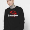 Retro Jurassic Park T-Rex Logo Sweatshirt