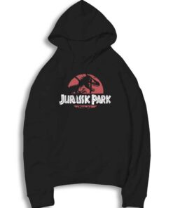 Retro Jurassic Park T-Rex Logo Hoodie