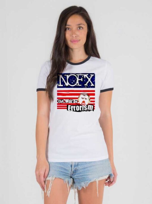 Retro NOFX The War On Errorism Ringer Tee