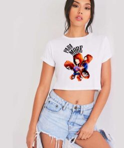 Retro Paramore Hayley Band Crop Top Shirt