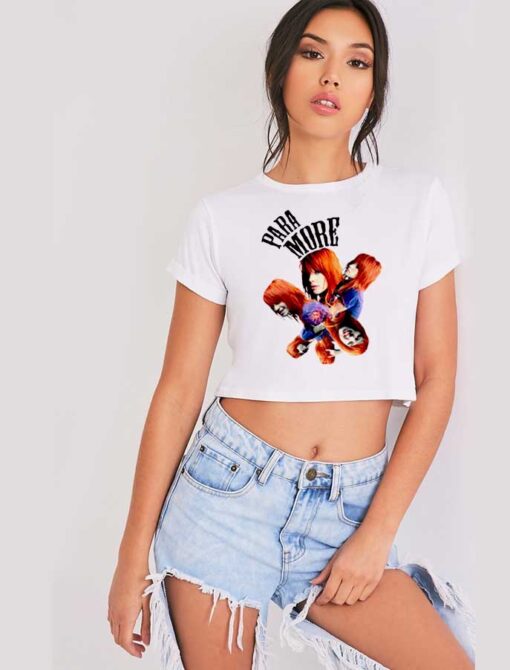 Retro Paramore Hayley Band Crop Top Shirt