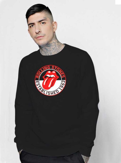 Retro Rolling Stones Established 1962 Sweatshirt