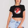 Retro Rolling Stones Established 1962 Crop Top Shirt