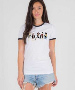 Retro Spice Girls Band Prada Ringer Tee