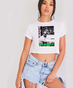 Rihanna Fuck Off London Calling Style Crop Top Shirt