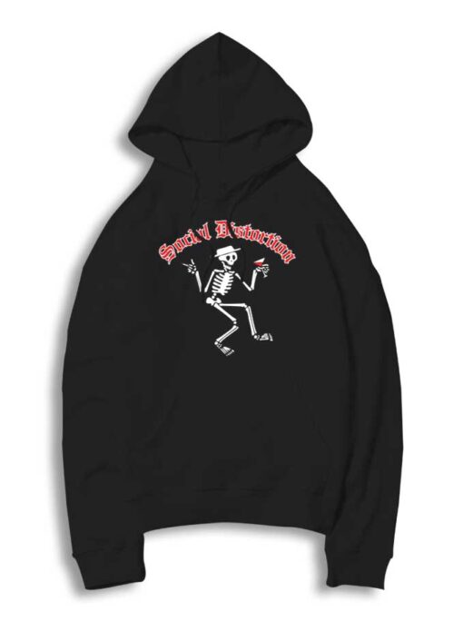 Social Distortion Men’s Skelly Skeleton Hoodie