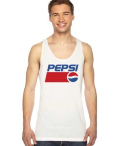 Soft Drink King Pepsi Logo Tank Top