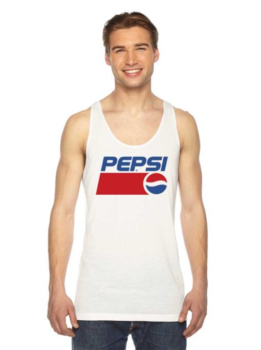 Soft Drink King Pepsi Logo Tank Top