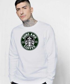 Starbucks Guns And Coffee Store Sweatshirt