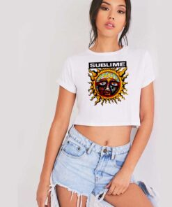 Sun Sublime 40oz To Freedom Band Crop Top Shirt