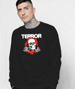 Terror Bones Skull Band Sweatshirt