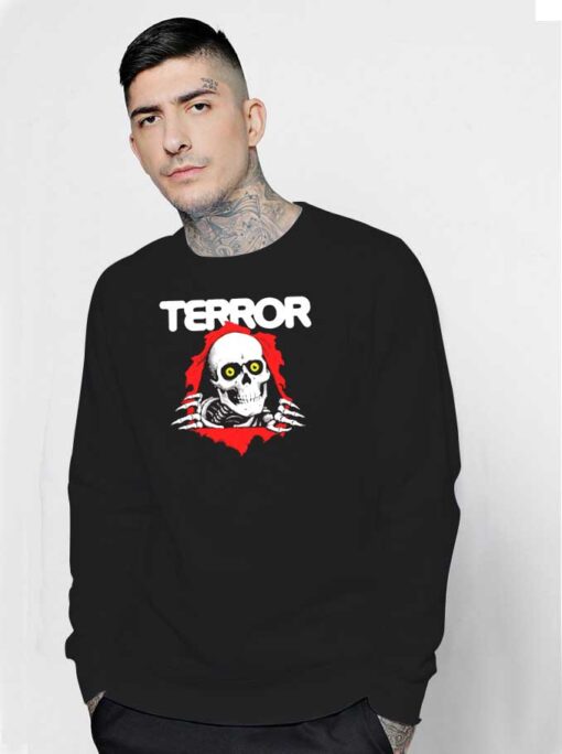 Terror Bones Skull Band Sweatshirt