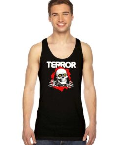 Terror Bones Skull Band Tank Top