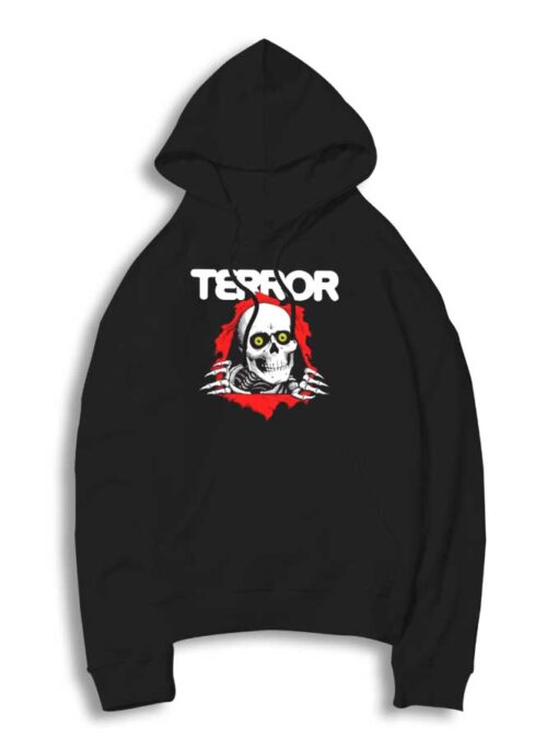 Terror Bones Skull Band Hoodie