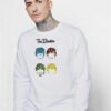 The Beatles Cartoon Head Band Sweatshirt