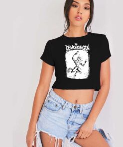 The Demogorgon Stranger Things Movie Crop Top Shirt