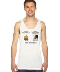 This Is Your Brain On Drugs Funny Computer Tank Top