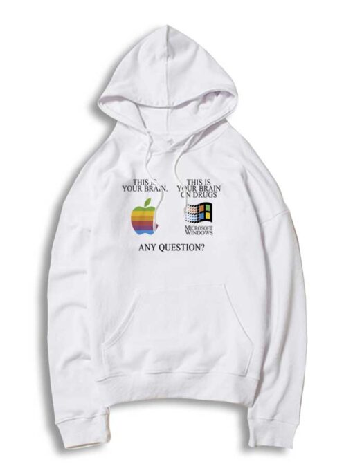 This Is Your Brain On Drugs Funny Computer Hoodie