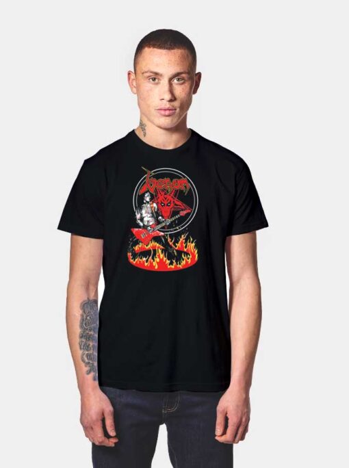 Venom Band The Hell Red Devil T Shirt