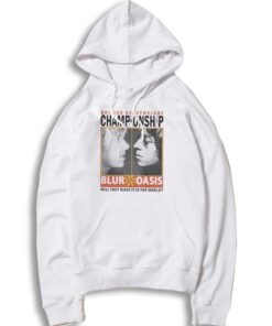 Vintage Blur Vs Oasis British Heavyweight Championship Hoodie