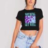 Vintage Nothing Get Well Crop Top Shirt