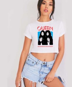 Vintage Queen Bohemian Rhapsody Crop Top Shirt