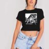 Vintage REM Accelerate Band Cover Crop Top Shirt