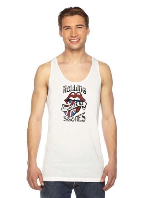 Vintage Tour Europe 82 Rolling Stones Tank Top