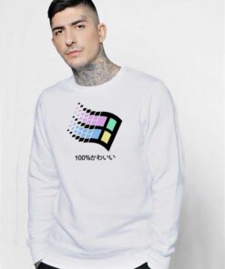 Windows Classic 100 Percent Japanese Sweatshirt