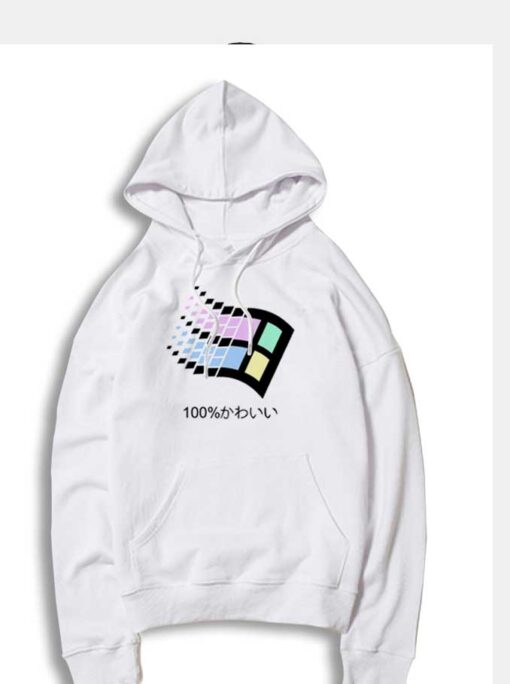 Windows Classic 100 Percent Japanese Hoodie