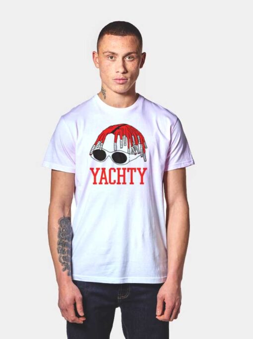 Yachty Glasses Dreadlock Hair T Shirt