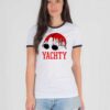 Yachty Glasses Dreadlock Hair Ringer Tee