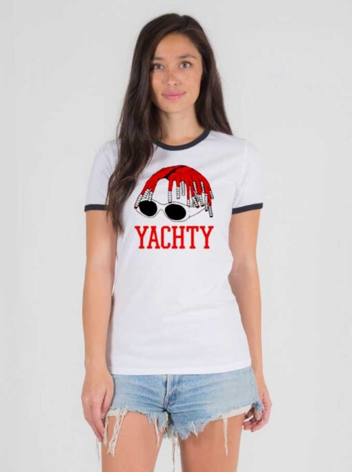 Yachty Glasses Dreadlock Hair Ringer Tee