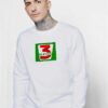 3 Eleven Logo 7 11 Inspired Parody Sweatshirt