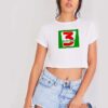 3 Eleven Logo 7 11 Inspired Parody Crop Top Shirt